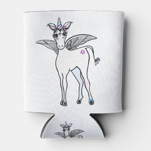 ユニコーン魔法 缶クーラー (正面)