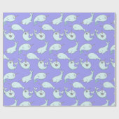 ユニコーン鯨ラッピング紙 ラッピングペーパー (フラット)