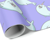 ユニコーン鯨ラッピング紙 ラッピングペーパー (ロールコーナー)