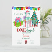 ユニコーン鹿のワンダフルなクリスマス・バースデー 招待状 (スタンド正面)