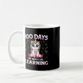 ユニコーン100th Day of School先生100日ガール コーヒーマグカップ (左)