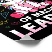 ユニコーン100th Day of School先生100日ガール ポスター (角)