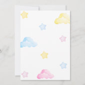 ユニコーン2nd誕生日レインボー 招待状 (裏面)