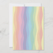 ユニコーン3rdバースデーレインボーパーティー 招待状 (裏面)