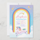 ユニコーン5th誕生日パーティー 招待状 (正面)