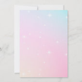 ユニコーン8誕生日 招待状 (裏面)