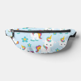 ユニコーン，かわいいユニコーン，花 ファニーパック