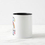ユニコーン かわいい ふざけた 虹 ユニコーン マグカップ (中央)