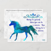 ユニコーン – はがき (正面/裏面)