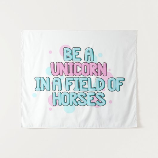 ユニコーン|は馬の分野のユニコーンです タペストリー (正面(横))