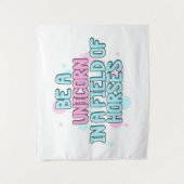 ユニコーン|は馬の分野のユニコーンです タペストリー (正面)