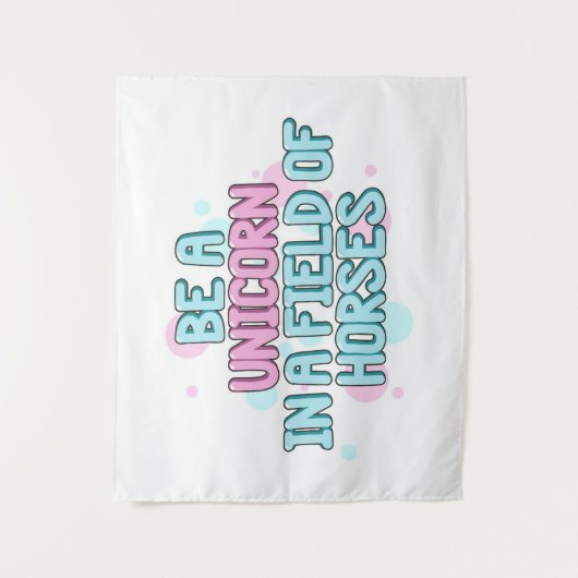 ユニコーン|は馬の分野のユニコーンです タペストリー (正面)