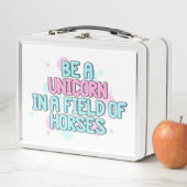 ユニコーン|は馬の分野のユニコーンです メタルランチボックス (インサイチュ)