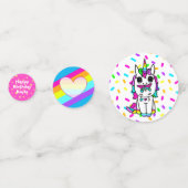 ユニコーン,ふりかけるハートとスターズガールズ誕生日 コンフェッティ (正面)