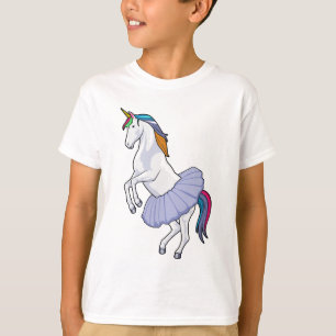 ユニコーン・アット・バレエとスカート Tシャツ