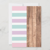 ユニコーン&アメリカンフットボール共同誕生日スポーツ 招待状 (裏面)