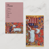 ユニコーン,アンティークピンク 名刺 (正面/裏面)