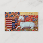 ユニコーン/アンティークブラウンパーチメント 名刺 (裏面)