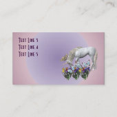 ユニコーン・アンド・バターフライズファンタジー名刺 名刺 (裏面)