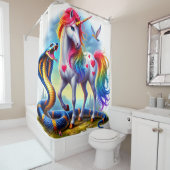 ユニコーン・アート シャワーカーテン (インサイチュ)