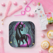 ユニコーン・アート ペーパープレート (パーティー)