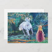ユニコーン・アート ポストカード (正面/裏面)