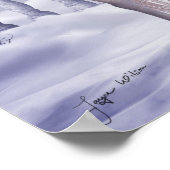 ユニコーン・イン・ザ・スノーポスタープリント ポスター (角)