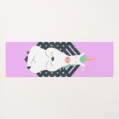 ユニコーン・イン・ヨガポーズ ヨガマット (裏面(横))