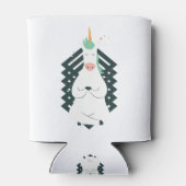 ユニコーン・イン・ヨガポーズ 缶クーラー (裏面)