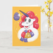 ユニコーン, イースター カード (黄色い花)