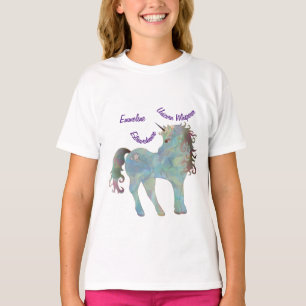 『ユニコーン·ウィスペラー·ア·ラブ·ユニコーン·パーソナライズ·ネー Tシャツ