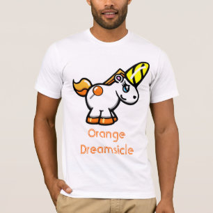 ユニコーン!! オレンジDreamsicle Tシャツ