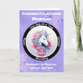 ユニコーン オーダーメイド ソブリェティ マイルストーン カード (正面)