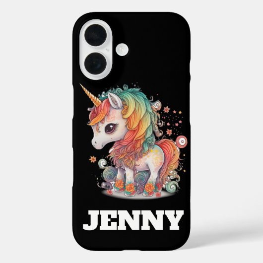 ユニコーン カスタム iPhone カース Case-Mate iPhoneケース (裏面)