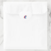 ユニコーン カラフル タイダイ ユニコーン 馬 Tシャツ, Sm ハートシール (バッグ)