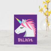 ユニコーン カード (黄色い花)