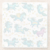 ユニコーン ガラスコースター (裏面)