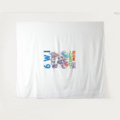 ユニコーン キッズ 9歳 誕生日パーティー 男の子 9歳 Bda タペストリー (正面(横))