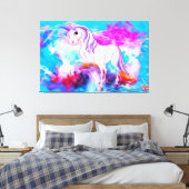 ユニコーン キャンバスプリント (インサイチュ (寝室))