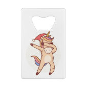 ユニコーン・クリスマス クレジットカード栓抜き (裏面)