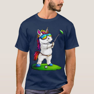 ユニコーン・ゴルファー/ゴルフ・ユニコーンTシャツ Tシャツ