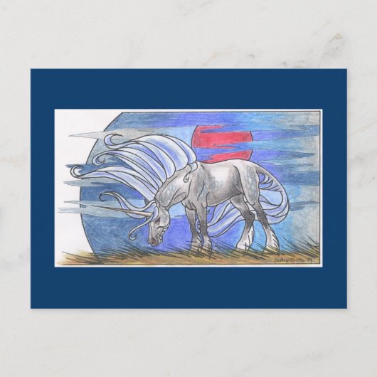 ユニコーン・サイクル - 冬 ©1999 ポストカード (正面)