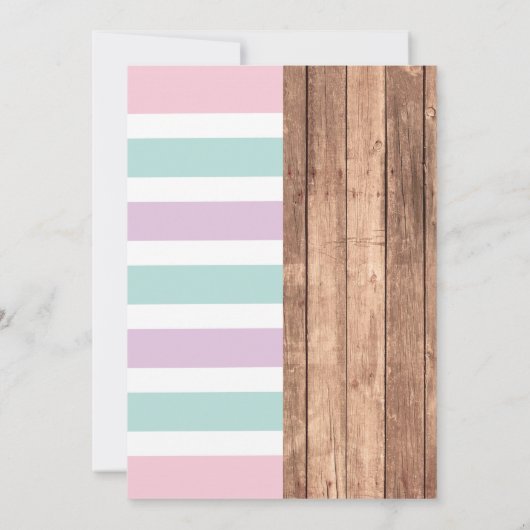 ユニコーン&サッカー共同誕生日ガールボーイスポーツ 招待状 (裏面)