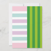 ユニコーン&サッカー共同誕生日ガールボーイスポーツ 招待状 (裏面)