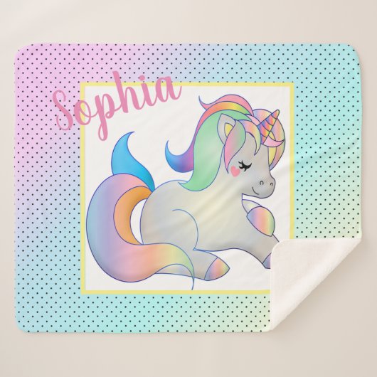 ユニコーン シェルパブランケット (正面(横))