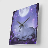 ユニコーン スクエア壁時計 (傾斜)