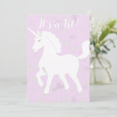 ユニコーン&スターズ1st誕生日 招待状 (スタンド正面)