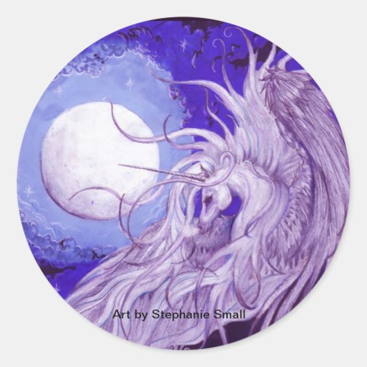 ユニコーン・ステッカー ラウンドシール (正面)