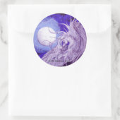 ユニコーン・ステッカー ラウンドシール (バッグ)