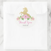 ユニコーン・ステッカー ラウンドシール (バッグ)